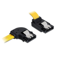 DELOCK Cable SATA 6 Gb/s left/up metal 50cm kábel és adapter