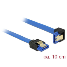 DELOCK Cable SATA 6 Gb/s receptacle straight &gt; SATA receptacle downwards angled kábel és adapter