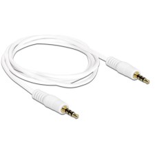 DELOCK Cable Stereo Jack 3.5 mm 4 pin male > male 1m kábel és adapter