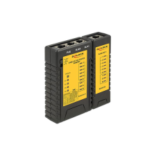 DELOCK Cable Tester RJ45 / RJ12 / PoE (86107) (86107) kábel és adapter