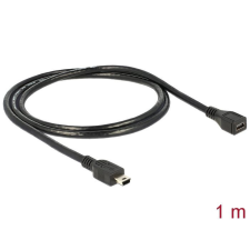 DELOCK Cable USB 2.0 mini-B Extension male/female 1m Black kábel és adapter