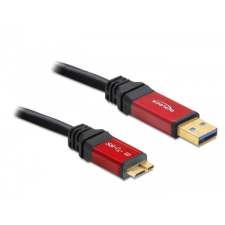 DELOCK Cable USB 3.0 Type-A male &gt; USB 3.0 Type Micro-B male 1m Premium kábel és adapter