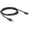 DELOCK Cable USB 3.0 type A male > USB 3.0 type Micro-B male with screws 2m (83598)