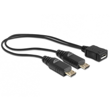 DELOCK Cable USB micro B female &gt; 2 x USB micro-B kábel és adapter