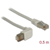DELOCK CAT5e S-FTP Patch Cable 0,5m Grey 83514