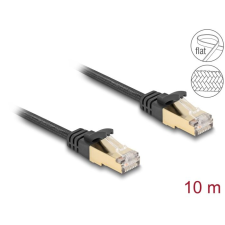 DELOCK CAT6A U-FTP Patch Cable 10m Black 80330 kábel és adapter
