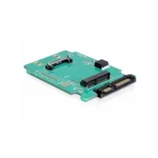 DELOCK Converter SATA 22pin   mSATA 25 Platine kábel és adapter