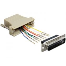 DELOCK D-Sub 25 Pin apa > RJ45 anya szerelő készlet (65433) (delock65433) kábel és adapter