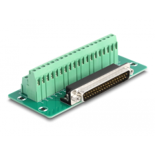 DELOCK D-Sub 37 tűs apa - Terminal Block DIN sínhez (66913) (66913) kábel és adapter