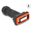 DELOCK D-Sub HD 26 tűs hüvely kerettel IP67 vízhatlan