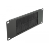 DELOCK Delock 10 , fekete, 2U-s kábelrendező kefe