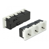 DELOCK Delock 45 x 45 mm méretű, 3 modulos 45 elrendezésű Easy 45 földelt hálózati csatlakozóaljzat