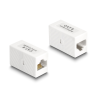 DELOCK Delock Adapter RJ45 anya - RJ45 anya Cat.6 UTP, fehér