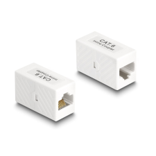DELOCK Delock Adapter RJ45 anya - RJ45 anya Cat.6 UTP, fehér egyéb hálózati eszköz
