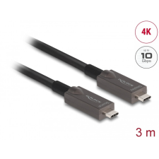 DELOCK Delock aktív optikai USB-C videó + adat + PD kábel 3 m kábel és adapter