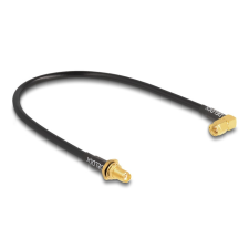 DELOCK Delock Antennakábel fröccsenésbiztos SMA anya válaszfal SMA apához, 90 , RG-58, 30 cm egyéb hálózati eszköz