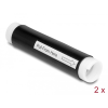 DELOCK Delock hidegen zsugorodó cső 25 mm x 130 mm 2 db fekete
