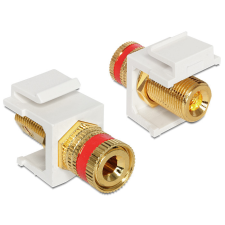 DELOCK Delock Keystone szorító szerelvény > menetes anya, piros egyéb hálózati eszköz