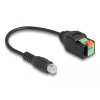 DELOCK Delock RCA kábel anya - Terminal Block Adapter nyomógombbal 15 cm