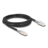 DELOCK Delock RJ45 hálózati kábel Cat.6A S/FTP biztonsági klipsz csomaggal 2 m fekete