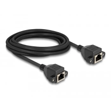 DELOCK Delock RJ50 bővítő kábel anya - anya S/FTP 3 m fekete kábel és adapter