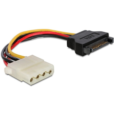 DELOCK DELOCK tápkábel SATA 15 pin male > Molex 4 pin female 12cm kábel és adapter
