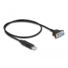 DELOCK Delock USB 2.0 soros RS-232 adapterhez kompakt soros konnektor házzal 50 cm FTDI