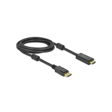 DELOCK DisplayPort 1.2 > HDMI Kabel 4K 60Hz 3m aktiv schwarz (85957) kábel és adapter