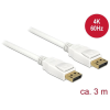  DeLock DisplayPort 1.2 male > DisplayPort male 4K 3m cable White