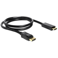DELOCK Displayport 1.2 male - HDMI male 1m fekete kábel kábel és adapter