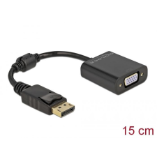  DeLock DisplayPort 1.2 male to VGA female Adapter Black kábel és adapter