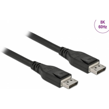 DELOCK DisplayPort 1.4 Összekötő Fekete 10m 85502 kábel és adapter