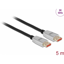 DELOCK DisplayPort 1.4 Összekötő Fekete 5m 87043 kábel és adapter