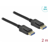 DELOCK DisplayPort 2.0 Összekötő Fekete 2m 80262