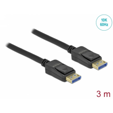 DELOCK DisplayPort 2.0 Összekötő Fekete 3m 80263 kábel és adapter
