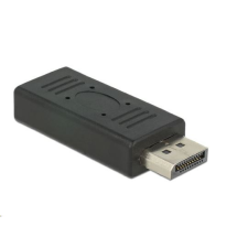 DELOCK Displayport adapter 1.2-es csatlakozódugóval > Displayport csatlakozóhüvellyel, portkímélővel (65691) (65691) kábel és adapter