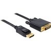 DELOCK DisplayPort - DVI-D Dual Link kábel 1m
