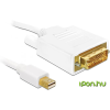 DELOCK Displayport mini apa > DVI 24pin apa kábel, 2 m
