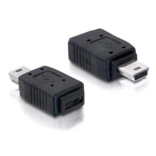 DELOCK DL65155 USB mini male --> USB micro-A+B female adapter (DL65155) kábel és adapter