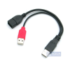 DELOCK DL65306 USB data- and power cable 22,5cm (DL65306)