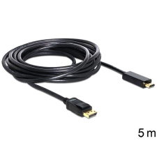 DELOCK DL82441 Displayport apa -&gt; HDMI apa kábel 5m kábel és adapter