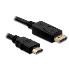 DELOCK DL82587 Displayport - HDMI kábel apa - apa 2m (DL82587) kábel és adapter