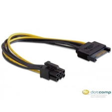DELOCK DL82924 tápkábel SATA 15 pin -> 6 pin PCI Express kábel és adapter