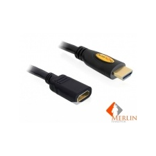 DELOCK DL83082 High Speed HDMI Ethernet A - A apa - anya hosszabbító kábel 5m kábel és adapter