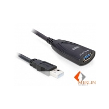 DELOCK DL83089 USB 3.0 hosszabbító kábel 5 m kábel és adapter