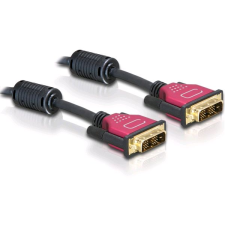 DELOCK DVI 24+1 apa-apa kábel 1.8m (84345) (84345) kábel és adapter