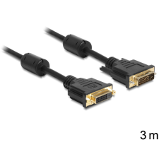 DELOCK DVI 24+1 apa &gt; anya kábel, 3 m kábel és adapter