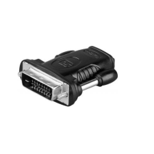 DELOCK DVI M - HDMI F Adapter Fekete kábel és adapter