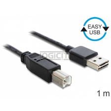 DELOCK EASY-USB 2.0 -A apa &amp;gt; USB 2.0-B apa kábel, 1 m kábel és adapter