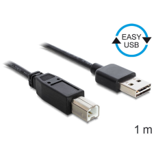  Delock EASY-USB 2.0 -A apa &gt; USB 2.0-B apa kábel, 1 m kábel és adapter